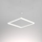 Planlicht - p.forty SQUARE susp. blanc sat. LED HO 3000K 92W 10960lm DALI CRI90