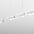 Planlicht - p.thirty susp. segm. lin. blanc U 15mm LED LO 2700K 44W 4818lm DALI CRI90 3606mm
