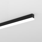 Planlicht - p.thirty en saillie noir IP44 U 15mm LED HO 3000K 21W 1760lm CRI90 1187mm