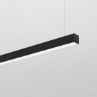 Planlicht - p.thirty susp. noir di/id prism. LED HO 4000K 44W 5647lm¹ CRI90 1457mm