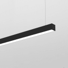Planlicht - p.thirty susp. noir di/id sat. LED HO 3000K 91W 11387lm CRI90 2899mm