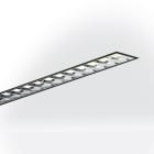 Planlicht - pure3 encastré frame noir grille 2271mm LED HO 4000K 51W 4822lm CRI90