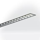 Planlicht - pure3 encastré frame noir grille 2271mm LED HO 3000K 51W 4589lm CRI90