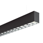 Planlicht - pure3 susp. noir grille 1414mm LED HO 3000K 33W 2858lm CRI90
