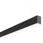 Planlicht - pure3 suspension di/id noir sat. 1694mm LED HO 3000K 62W 8532lm CRI90