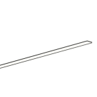 Planlicht - p.forty encastré frame noir sat. 586mm LED HO 3000K 12W 1296lm DALI CRI90