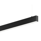 Planlicht - p.forty suspension di/id noir sat. 2254mm LED HO 3000K 83W 12064lm CRI90