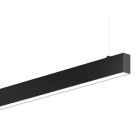 Planlicht - p.forty suspension di/id noir sat. 1694mm LED HO 3000K 62W 8982lm CRI90