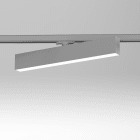 Planlicht - p.forty rail 3-phases rotatif argent sat. 574mm LED HO 3000K 12W 1296lm DALI CRI