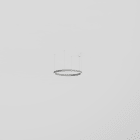 Planlicht - sinus suspension argent sat. 1530mm LED HO 4000K 111W 11528lm CRI90