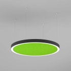 Planlicht - sinus.quiet susp. di/id noir sat. 1530mm LED HO 3000K 222W 23856lm CRI90