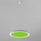 Planlicht - sinus.quiet susp. 'Z' di/id argent sat. 1174mm LED HO 3000K 160W 16904lm CRI90