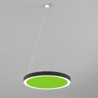 Planlicht - sinus.quiet susp. 'Z' di/id noir prism. 1174mm LED HO 3000K 161W 18512lm CRI90