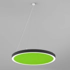 Planlicht - sinus.quiet susp. 'Z' di/id noir sat. 1530mm LED HO 3000K 222W 23856lm CRI90