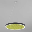 Planlicht - sinus.quiet susp. 'Z' di/id noir sat. 1530mm LED HO 4000K 222W 25192lm CRI90
