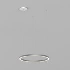 Planlicht - halo suspension argent 1220mm LED HO 4000K 67W 4224lm DALI CRI90