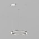 Planlicht - halo suspension argent 1220mm LED HO 3000K 67W 4064lm DALI CRI90