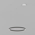 Planlicht - halo suspension noir 1360mm LED HO 4000K 73W 4664lm DALI CRI90