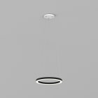 Planlicht - halo susp. centrale 'Z' noir 760mm LED LO 3000K 24W 1424lm CRI90