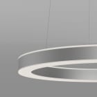 Planlicht - halo susp. centrale 'Z' di/id argent 760mm LED LO 3000K 48W 3008lm DALI CRI90