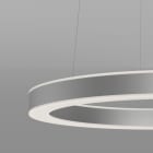 Planlicht - halo susp. centrale 'Z' di/id argent 1040mm LED HO 4000K 103W 6120lm DALI CRI90