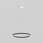 Planlicht - halo susp. centrale 'Z' noir 1220mm LED HO 4000K 67W 4000lm DALI CRI90