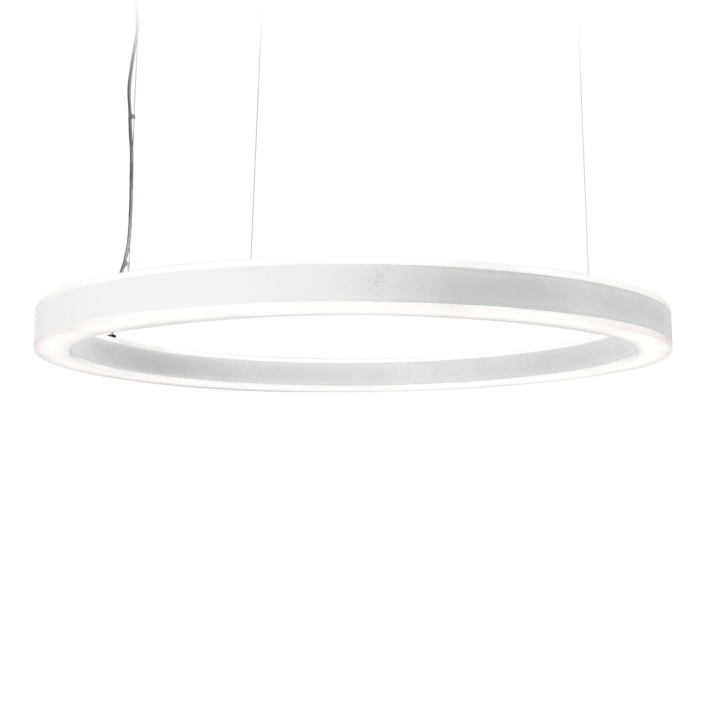 Planlicht - halo susp. centrale 'Z' di-id blanc 760mm LED LO 3000K 48W 4576lm DALI