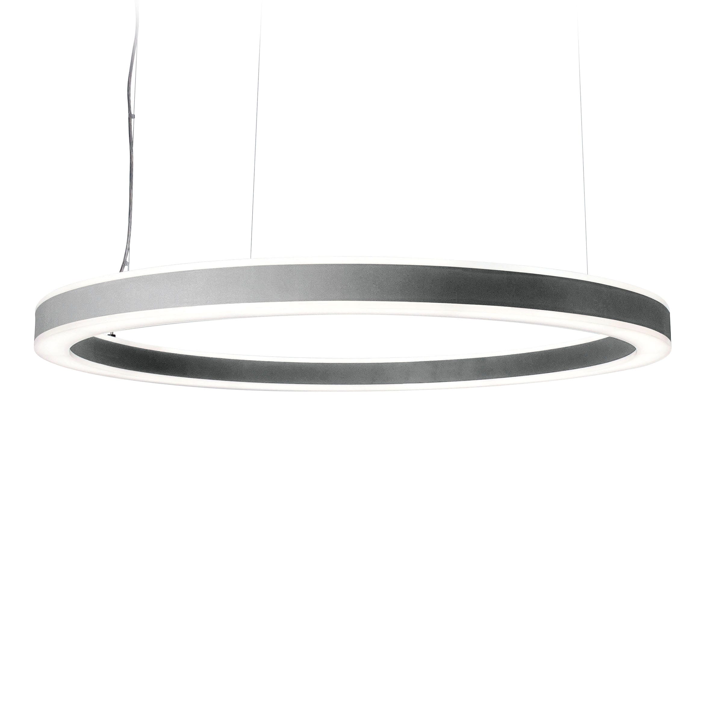Planlicht - halo supension di-id argent 760mm LED LO 4000K 48W 3752lm