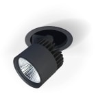 Planlicht - meteor flip encastré noir 180mm LED HO 3000K 32W 3911lm 60° CRI90