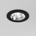 Planlicht - zenit M encastré fixe 'high-gloss silver' spécial noir LED HO 3130K 18W 936lm 60