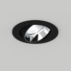Planlicht - zenit M encastré pivotant noir/high-gloss silver special LED HO 2090K 17.5W 1037