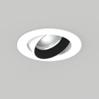 Planlicht - zenit M encastré pivotant white/black matte special LED HO 3130K 17.5W 984lm 40°
