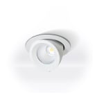 Planlicht - taurus encastré pivotant blanc 162mm LED LO 3500K 16W 1854lm 20° CRI90