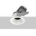 Planlicht - diva S round encastre blanc 78mm LED HO 3000K 13W 761lm 24 DALI CRI90