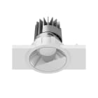 Planlicht - diva M round encastré asym. noir 110mm LED HO 3000K 1x21W 1x1263lm DALI CRI90