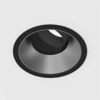 Planlicht - diva M round encastre noir 110mm LED HO 3000K 20W 1332lm 27 CRI90