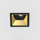 Planlicht - diva S square encastré noir 78x78mm LED HO 3000K 1x13,5W 1x865lm 50° DALI CRI90