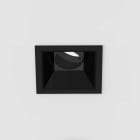 Planlicht - diva S square encastré noir 78x78mm LED HO 3000K 1x13,5W 1x865lm 50° CRI90