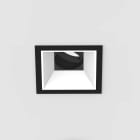 Planlicht - diva S square encastré noir 78x78mm LED HO 3000K 1x13,5W 1x915lm 42° DALI CRI90