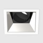 Planlicht - diva M square encastré blanc 107x107mm LED HO 4000K 1x21W 1x2077lm 27° DALI CRI9