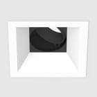 Planlicht - diva M square encastré blanc 107x107mm LED HO 4000K 1x21W 1x2085lm 27° CRI90