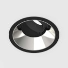 Planlicht - diva M round encastré noir 110mm LED HO 4000K 1x21W 1x2029lm 50° DALI CRI90