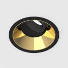 Planlicht - diva M round encastré noir 110mm LED HO 3000K 1x21W 1x1978lm 42° CRI90