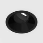 Planlicht - diva M round encastré noir 110mm LED HO 4000K 1x21W 1x2129lm 42° DALI CRI90
