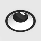 Planlicht - diva M round encastré noir 110mm LED HO 4000K 1x21W 1x2116lm 27° CRI90