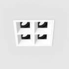 Planlicht - diva S square encastré 2x2 blanc 142x142mm LED HO 4000K 4x13,5W 4x899lm 24° CRI9