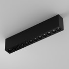 Planlicht - anto+ en saillie noir 367x44 LED MO 3000K 19W 1490lm 15° DALI CRI90 12 spots