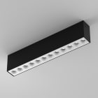 Planlicht - anto+ en saillie noir 367x44 LED MO 4000K 19W 1557lm 30° DALI CRI90 12 spots