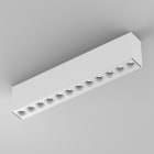 Planlicht - anto+ en saillie blanc 367x44 LED MO 3000K 19W 1495lm 30° DALI CRI90 12 spots