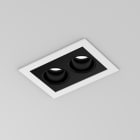Planlicht - anto+ encastré frame blanc 76x56 LED HO 3000K 6.7W 298lm 30° DALI CRI90 2 spots